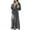 Gray, variant on Babysbule Pajamas for Women Plus Size Women's Winter Warm Nightgown Couple Bathrobe Men And Women Autumn And Winter Nightgown