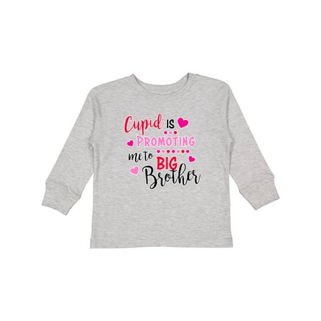 

Inktastic Cupid is Promoting Me to Big Brother Gift Toddler Boy Girl Long Sleeve T-Shirt
