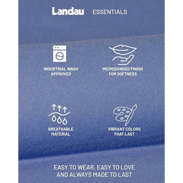 Landau Essentials Pantalon d'Uniforme à Jambe Évasée pour Femmes : Coupe Classique et Décontractée, Cordon de Serrage/ Taille Élastique 8335