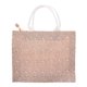 thumbnail image 2 of Bolso de Compras de Yute de Arpillera Impereable Bolso de Totalizador de Regalos Decoración de Banquete de Boda DIY Macarena Bolso de las mujeres, 2 of 8
