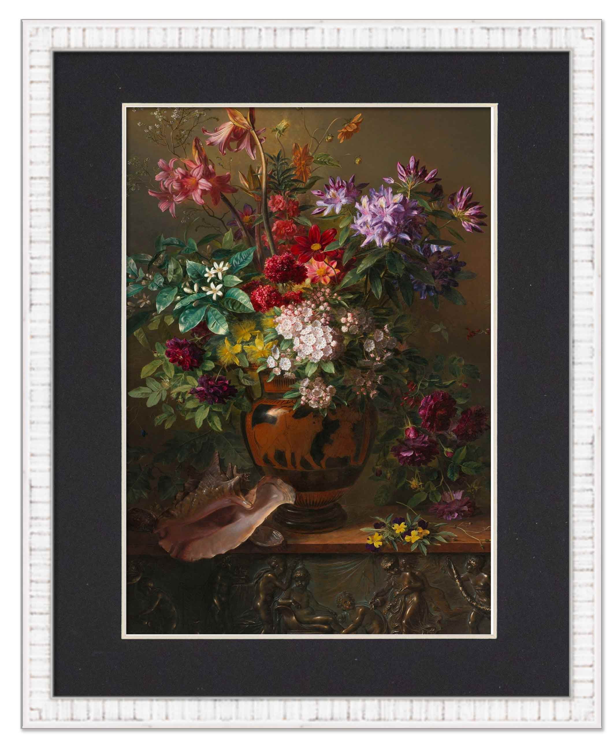 16x20 Frame White With Black Picture Mat For 16x20 Photo - White 18x24 Frame To Display Print or