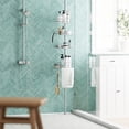 thumbnail image 2 of Zenna Home Shower Tension Pole Caddy, Satin Chrome, 2 of 2