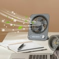 thumbnail image 4 of Black Compact Black Travel Fan With Variable Speed Control Foldable Design For Camping Hiking And Car Ventilation #Jztc8, 4 of 5