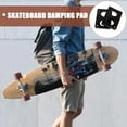 thumbnail image 4 of WHAMVOX Skateboard Riser Pad 2Pcs Black for Land Surfing and Shock Absorption, 4 of 5