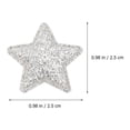 thumbnail image 2 of Miangastore 100PCS Cloth Star Patches Delicate Star Cloth Applique DIY Christmas Accessories, 2 of 8