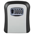 thumbnail image 2 of Combination Lock Key Organizer Sturdy Wall Mounted Key Lock Box Large Capacity Key Safe Box Resettable Code 4 Digit Combination Key Storage Lock Box for House Keys Outdoor Indoor, 2 of 6