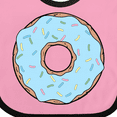 thumbnail image 4 of Inktastic Blue Donut with Sprinkles Boys or Girls Baby Bib, 4 of 4