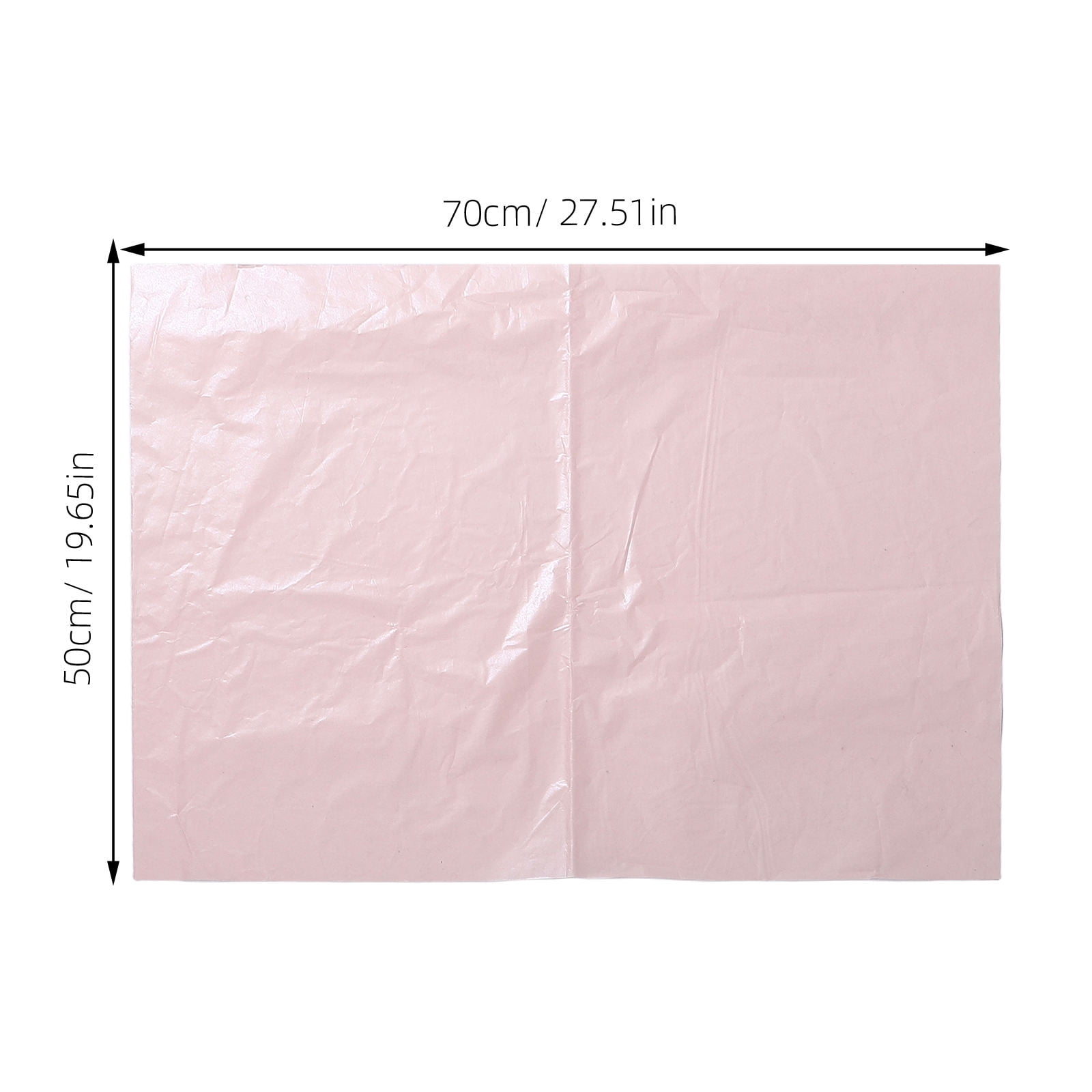 FOMIYES 60Pcs Iridescent Floral Tissue Paper Sheets for Wrapping Bouquets with Handcrimped Craft Design