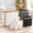 Beige-Medium, variant on Grey Medium Free Standing Toilet Paper Storage Basket, Holds Up To 9 Mega Rolls