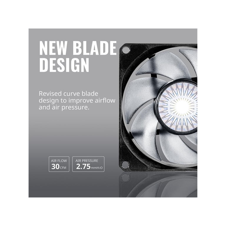 COOLER MASTER MFX B8NN 25NPK R1 COOLER MASTER SICKLEFLOW 80 PWM NON LED COOLER MASTER MFX B8NN 25NPK R1 COOLER MASTER SICKLEFLOW 80 PWM NON LED