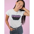 thumbnail image 2 of Proud Purple Banner T-Shirt Women -Smartprints Designs, Female Medium, 2 of 4