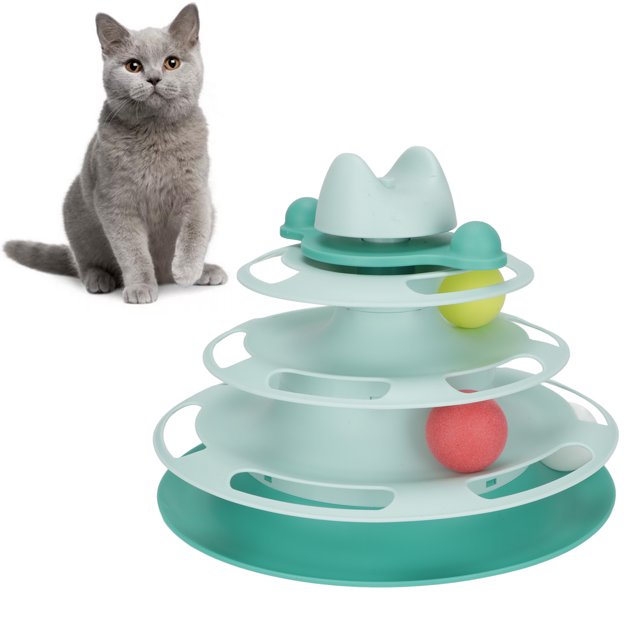 Ccdes Cat Tracks Toy, Cat Turntable Easy To Clean For Cats