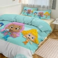 thumbnail image 6 of Bubble Guppies 3 Pieces Bedding Set Double Sided Printing Soft Comforter Sets Decor Bedroom Gifts With 1 Duvet Cover 2 Pillowcases, 6 of 8