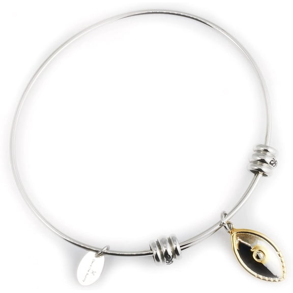 Evil Eye Jewelry | Evil Eye 100% Stainless Steel Gold and Silver Colored with Evil Eye Charms on an Evil Eye Pendant Great Protection Necklace or Protection from Evil Trendy Jewelry for Women