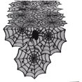 thumbnail image 2 of Spider Web Table Cloth Halloween Cobweb Lace Fabric Runner Cover-Stripe 45*183cm, 2 of 5