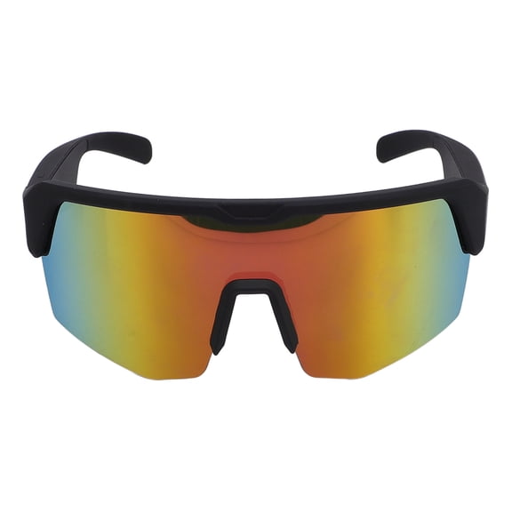 NFTIGB Smart Bluetooth Sunglasses with Open Ear Dual Stereo Speakers and Built-in Mic, Waterproof Wireless Headphone Sunglasses Touch Control Sport Tracking Eyewear for Cycling Men Women, Gold