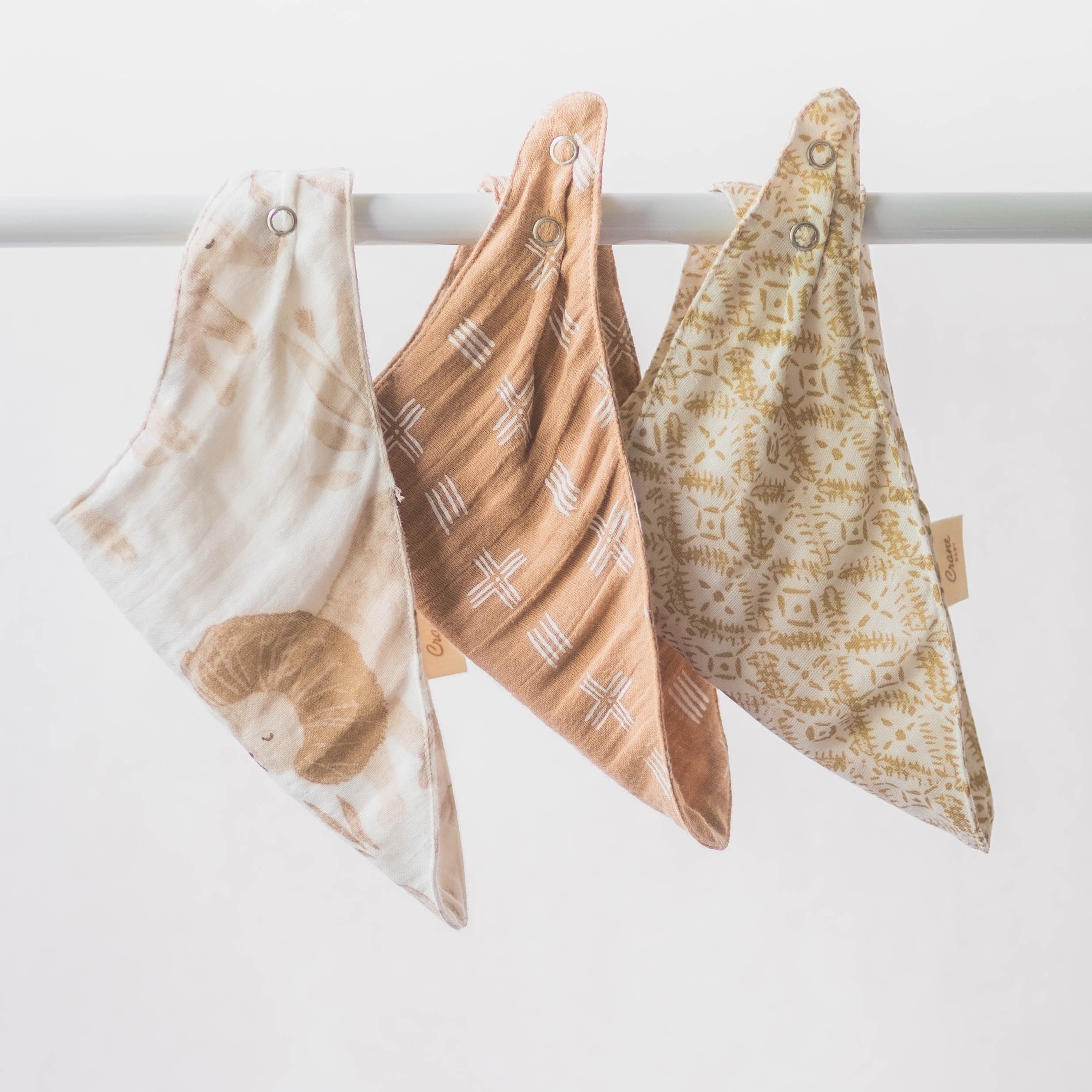 Crane Baby 0-36 Months Muslin Bibs 1 ea