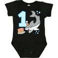 thumbnail image 3 of Inktastic 1st Birthday Shark with Cake Boys or Girls Baby Bodysuit, 3 of 5