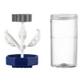 thumbnail image 4 of 4 Pieces Hydrogen Peroxide Contact Lens Cleaner Case,Eye Contact Lens Washer Machine,Travel Size Vented UniversalWhite Blue, 4 of 5