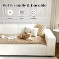 thumbnail image 3 of WETRBWEH Couch Cover for Dogs Washable, Soft Thick Couch Covers for Pets, Non Slip Fuzzy Pet Couch Covers for Sofa, 27"x83", Milk Coffee, 3 of 8