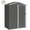 Light Grey, variant on Outsunny 4.5 x 3ft Outdoor Storage Shed, Metal Garden Shed, Wood Grain