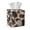 Brown Black Cow Print, variant on COEQINE PU Leather Square Tissue Box Cover, Snap Closure for Easy Refill & Storage, Universal Decorative Tissue Holder for Home Bedroom Car Office Desk, Camo Hunting Forest