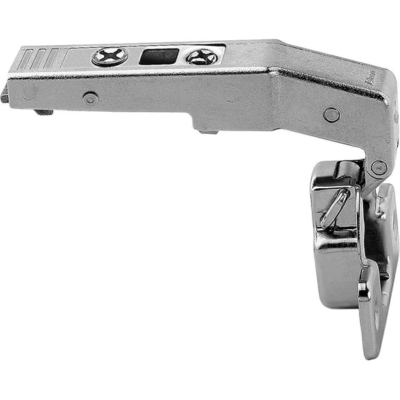 Blum 79T9550 Hinge 95 Degree Inset Self Closing Screw On Blind Corner - Nickel