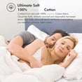 thumbnail image 6 of Pinch Pleat Ruffled - Gray California King Goose Down Fiber Comforter Duvet Insert, 6 of 8