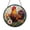 Acrylic 3.5 Inch, variant on Country Rooster Stained Glass Suncatcher Window Decor, Farmhouse Chicken Art Panel, Decorative Sun Catcher