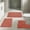 Coral, variant on GoXteam Bathroom Rugs Chenille Bath mat 3 Piece Set, Super Absorbent, Strong PVC Non Slip Backing, Bath mats for Bathroom, Plush Shaggy, Thick, Machine Washable, Bathtub, Toilet, Dark Gray