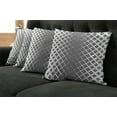 thumbnail image 5 of Ambesonne Abstract Throw Pillow Cover 4 Pack, Square Shape Geometric, 16", Black White, 5 of 5