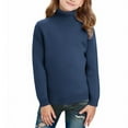 thumbnail image 4 of LIaqionyy Kids Boys Girls Sweater Long Sleeve Cotton Knit Mock Neck Pullover Top Sweaters Shirts for Child Toddler, 4 of 7