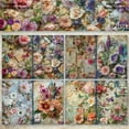 thumbnail image 2 of SunWMart Scrapbook Paper 16 Sheets, A5 Size Single Sided Scrapbooking Paper Collage for Vintage Crafts Junk Journal Supplies, 2 of 4