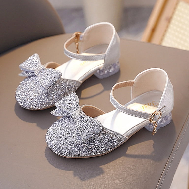 youth silver dress shoes Nina Mila (Little Kid/Big Kid) - Silver Baby Glitter