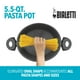 thumbnail image 2 of Olla para pasta Bialetti de 5,2 litros con tapa de colador y asas resistentes al calor, 2 of 6
