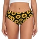 thumbnail image 1 of Fotbe Sunflower 6 Calzones Estampados para Mujer – Ropa Interior de Algodón, Cómoda, Suave y Elástica-Large, 1 of 6