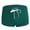 Green, variant on Cxenplz Logo Print Drawstring Swim Trunks for Men Flat Front Seamless Waisted Swimsuit Pretty Soft Wrinkle-Resistant Quarter Pants Quick Dry Swim Shorts