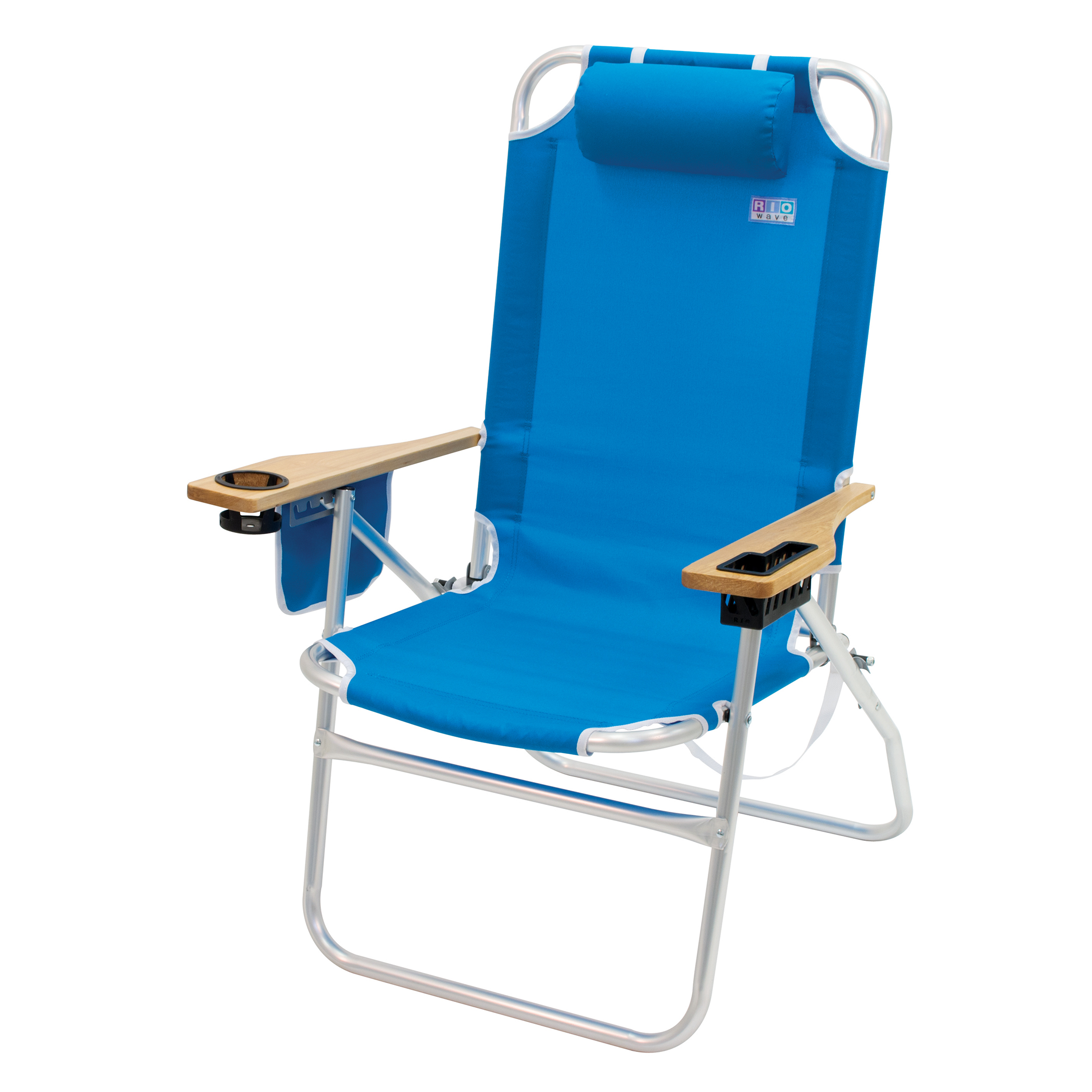 Margaritaville Big Shot Beach Chair, Blue, Adjustable Lounge Chair - image 4 of 4