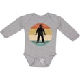 thumbnail image 3 of Inktastic Skateboarding Retro Sunset Skateboarder Boys Long Sleeve Baby Bodysuit, 3 of 5