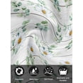 thumbnail image 7 of Daisy Cloth Napkins Set of 4 Reusable Dinner Napkins, Spring Floral Eucalyptus Leaves Botanical Gray Wood Cocktail Napkin Washable Table Napkins for Wedding/Holiday Party/Baby Shower 20"x20", 7 of 7