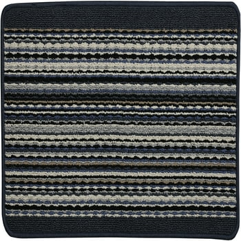 Mainstays Apollo Striped Indoor Living Room Accent Rug, Navy, 1'4" x 2'6"