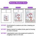 thumbnail image 5 of Playful Siberian Husky Welcomes Winter Snowy Day with Cardinal Bird Cozy Sherpa Blanket Husky Dog Lover Gifts Warm Soft Throw Blanket - 2017, 5 of 5