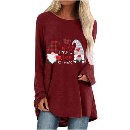 

Women s V-neck Long Sleeve Loose Shirts Tops Casual Comfortable Lightweight Printed Splice Pullover Blouses