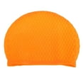 thumbnail image 3 of EIMELI New Adult Swimming Cap Waterproof Silicon Waterdrop Cover Dark Blue, 3 of 6