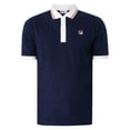 thumbnail image 5 of Fila Graphic Dyed Rib Polo Shirt, Blue, 5 of 5