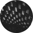 thumbnail image 1 of Ahgly Company Indoor Square Patterned Night Black Area Rugs, 3' Square, 1 of 6