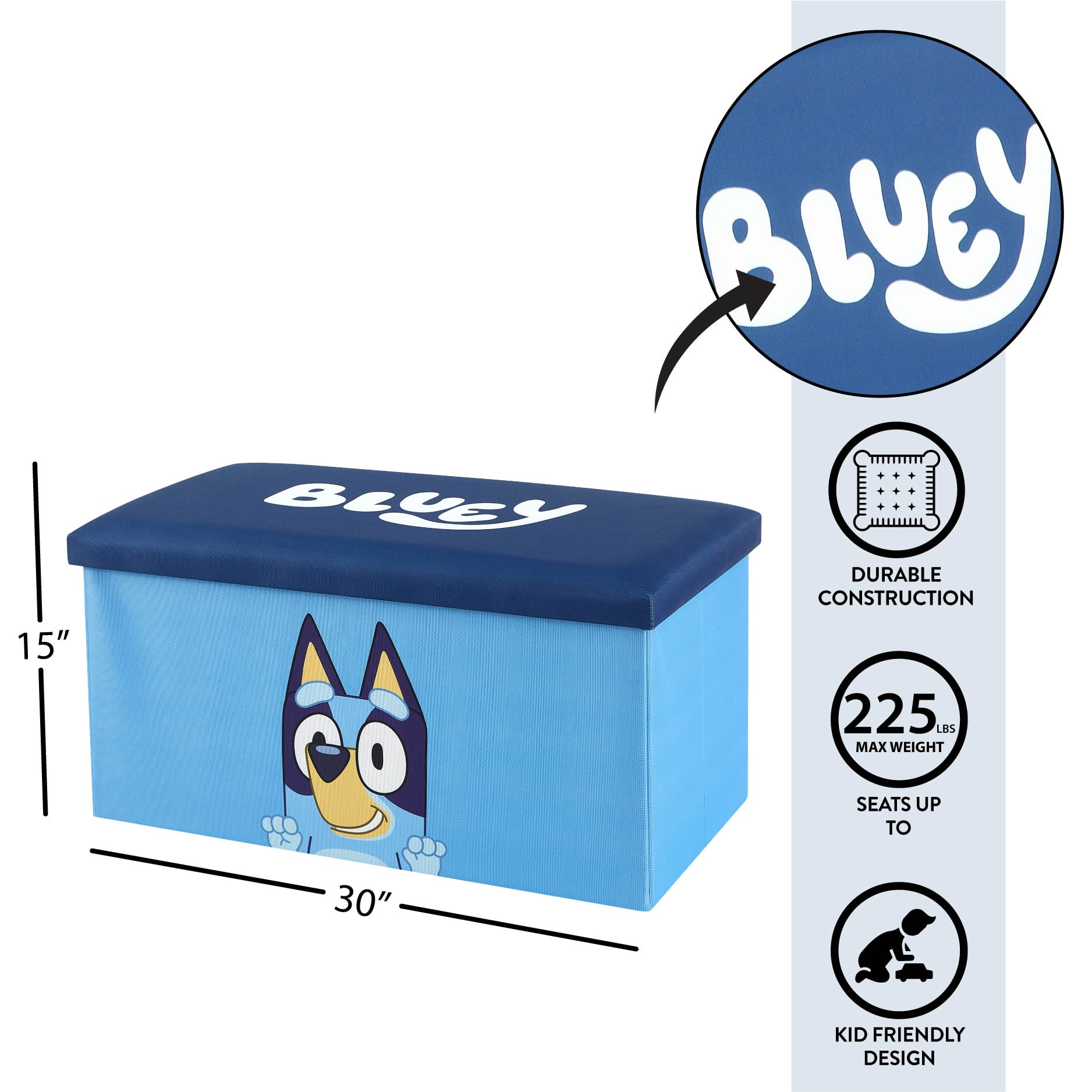 Bluey Kids' Storage Bench