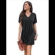 thumbnail image 3 of Vestido de Verano para Mujer, con Escote en V y Mangas , Color Negro, Talla M, 3 of 8