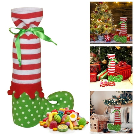 

HGWXX7 Christmas Decor Candy Gift Cover Chair Bag Foot Boots And Wedding Bag Christmas Bag Candy Christmas Table Housekeeping & Organizers
