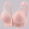 thumbnail image 2 of Sopiago Bra for Seniors, Front Snap Closure Bras, Front Snaps Bra for Senior Women Pink,42, 2 of 3